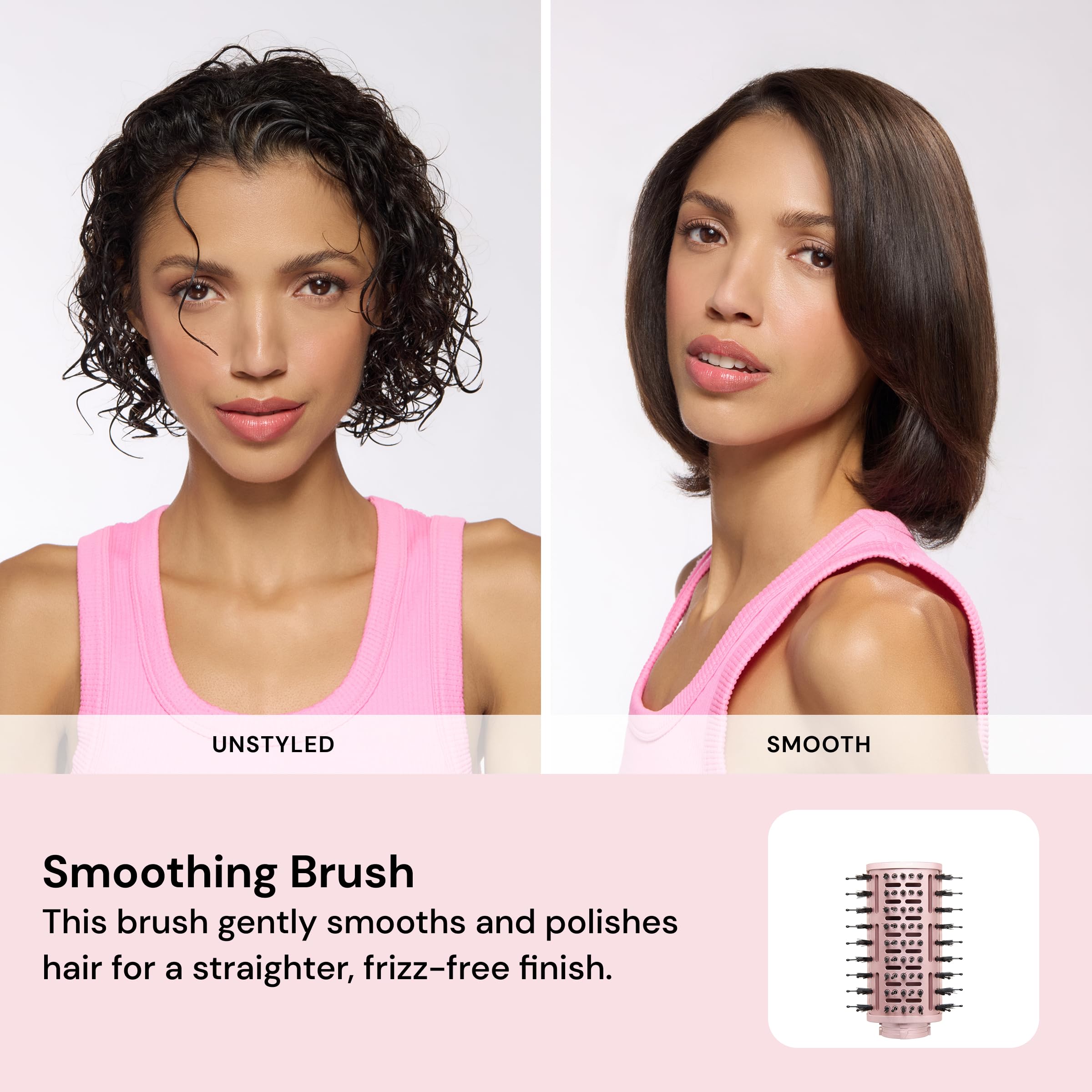 L'ANGE HAIR TurboStyle All-in-One Air Styling & Drying System | 5-in-1 Attachments with Auto-Wrap Curlers & Volumizing Brush | Fast-Drying Brushless Motor Dryer | Dual Voltage | All Hair Types (Black) - Image 7