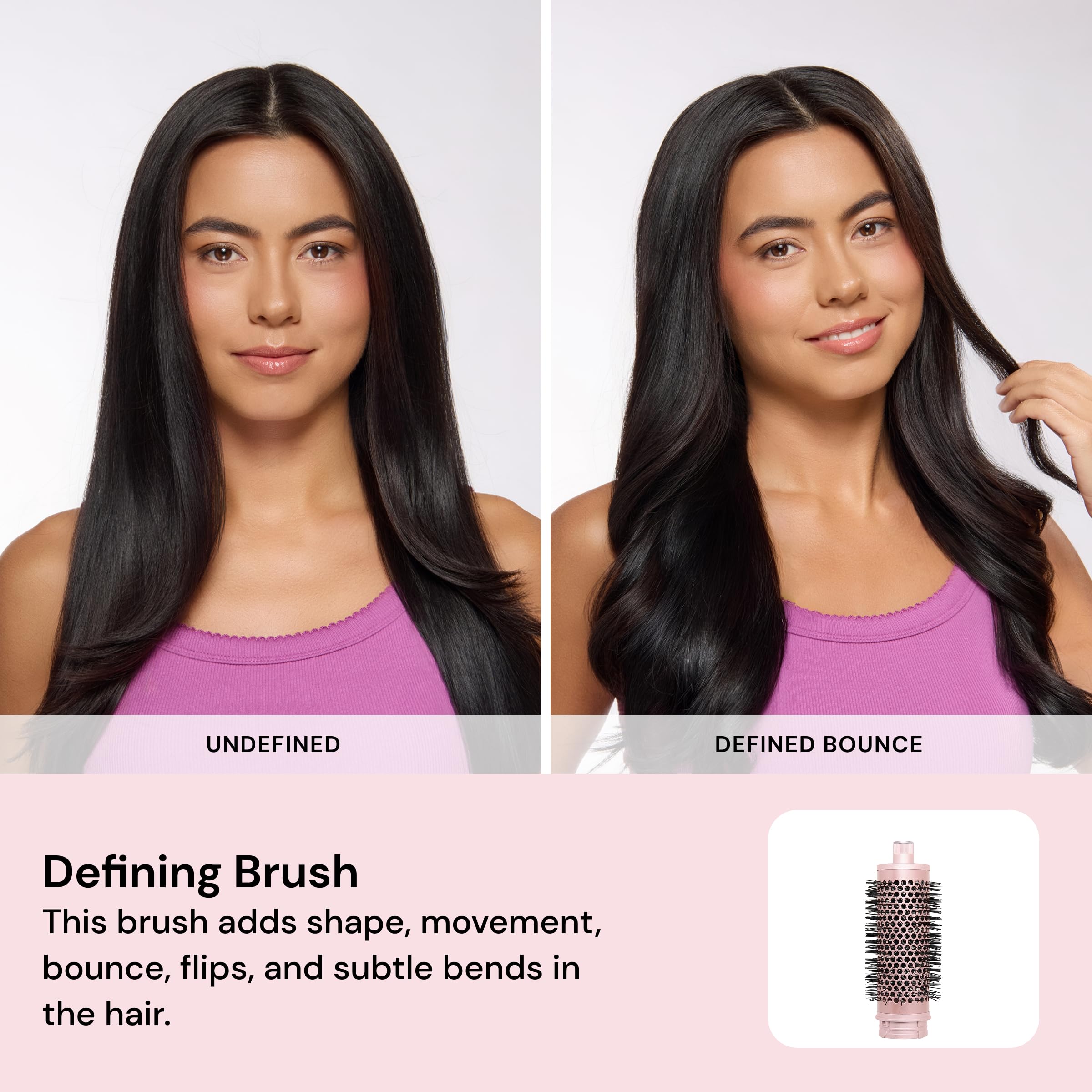 L'ANGE HAIR TurboStyle All-in-One Air Styling & Drying System | 5-in-1 Attachments with Auto-Wrap Curlers & Volumizing Brush | Fast-Drying Brushless Motor Dryer | Dual Voltage | All Hair Types (Black) - Image 9